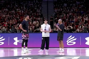 被网友疯狂吐槽！去年库里中国行，主办方让一个日本人教库里说中文