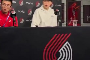 杨瀚森：小萨也是我的偶像之一！平时也经常看他比赛，对位很开心